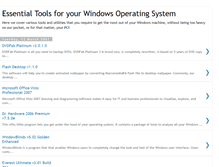Tablet Screenshot of essentialwindowstools.blogspot.com