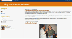 Desktop Screenshot of blogdowarneroliveira.blogspot.com