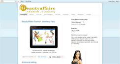 Desktop Screenshot of beautyaffaire.blogspot.com