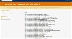 Desktop Screenshot of livrosapostilasprogramas.blogspot.com