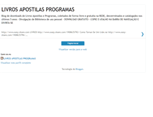 Tablet Screenshot of livrosapostilasprogramas.blogspot.com