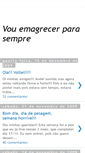 Mobile Screenshot of emagrecendo-vouemagrecer.blogspot.com