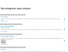 Tablet Screenshot of emagrecendo-vouemagrecer.blogspot.com