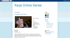 Desktop Screenshot of kerjaonlinesantai.blogspot.com