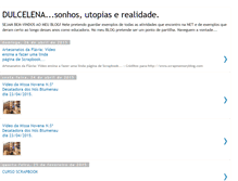 Tablet Screenshot of dulcelenasonhosutopiaserealidade.blogspot.com