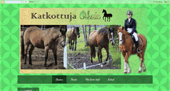 Desktop Screenshot of katkottujaoksia.blogspot.com