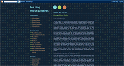 Desktop Screenshot of cinqmousquetaires.blogspot.com