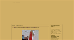 Desktop Screenshot of del-otro-lado-de-la-puerta.blogspot.com