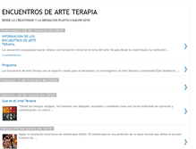 Tablet Screenshot of creando-arte-terapia.blogspot.com