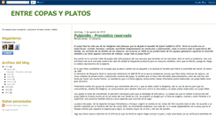 Desktop Screenshot of entrecopasyplatos.blogspot.com