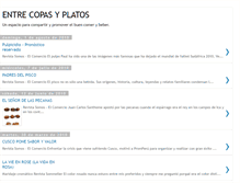 Tablet Screenshot of entrecopasyplatos.blogspot.com