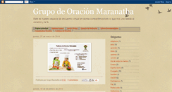 Desktop Screenshot of grupodeoracionmaranatha.blogspot.com
