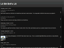 Tablet Screenshot of lilbitbritlit.blogspot.com