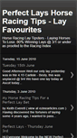Mobile Screenshot of perfectlayshorseracingtips.blogspot.com