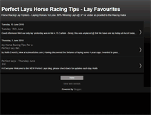 Tablet Screenshot of perfectlayshorseracingtips.blogspot.com