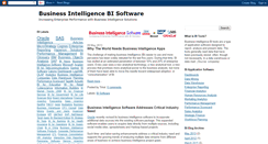 Desktop Screenshot of businessintelligencesoftware.blogspot.com
