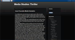 Desktop Screenshot of media-studies-thriller.blogspot.com