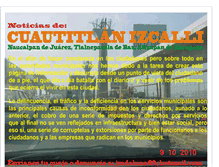 Tablet Screenshot of cuautitlanizcalli.blogspot.com