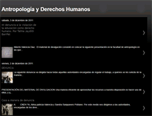 Tablet Screenshot of antropologiaderechoshumanos.blogspot.com