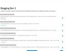 Tablet Screenshot of bloggingden2.blogspot.com