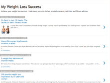 Tablet Screenshot of my-weightlosssuccess.blogspot.com