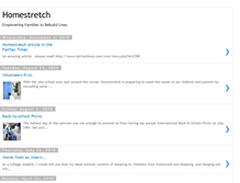 Tablet Screenshot of homestretch-inc.blogspot.com