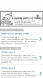 Mobile Screenshot of equipping-institute.blogspot.com