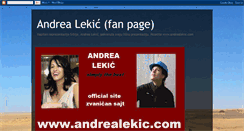 Desktop Screenshot of andrea-lekic.blogspot.com