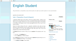 Desktop Screenshot of blogdoenglishstudent.blogspot.com