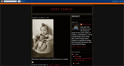 Desktop Screenshot of kbpopefamily.blogspot.com