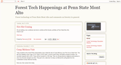 Desktop Screenshot of forest-tech.blogspot.com