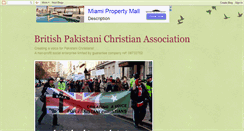 Desktop Screenshot of britishpakistanichristian.blogspot.com