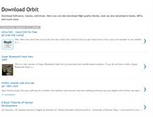 Tablet Screenshot of downloadorbit.blogspot.com