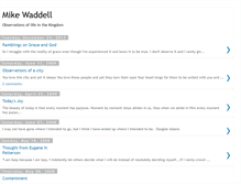 Tablet Screenshot of mikewaddell.blogspot.com