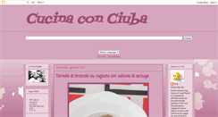 Desktop Screenshot of cucinaconciuba.blogspot.com