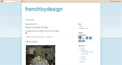 Desktop Screenshot of frenchbydesignantiques.blogspot.com