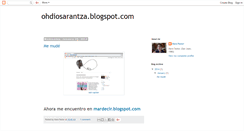 Desktop Screenshot of ohdiosarantza.blogspot.com