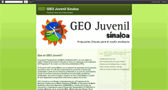 Desktop Screenshot of geojuvenilsinaloa.blogspot.com