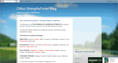 Desktop Screenshot of cliftonstrengthsfinder.blogspot.com