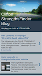 Mobile Screenshot of cliftonstrengthsfinder.blogspot.com