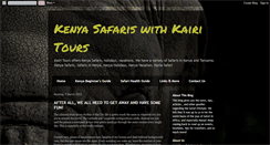 Desktop Screenshot of kairisafari.blogspot.com