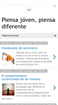 Mobile Screenshot of piensajovenhoy.blogspot.com