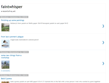 Tablet Screenshot of faint-whisper.blogspot.com