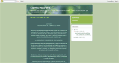 Desktop Screenshot of espiritunazareno.blogspot.com
