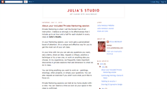 Desktop Screenshot of julias-studio.blogspot.com