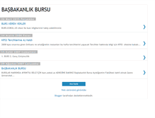 Tablet Screenshot of basbakanlikbursu.blogspot.com