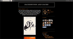 Desktop Screenshot of dachshundsanddaubs.blogspot.com