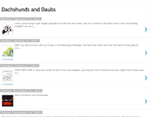 Tablet Screenshot of dachshundsanddaubs.blogspot.com