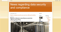Desktop Screenshot of datasecuritycompliance.blogspot.com