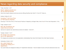 Tablet Screenshot of datasecuritycompliance.blogspot.com